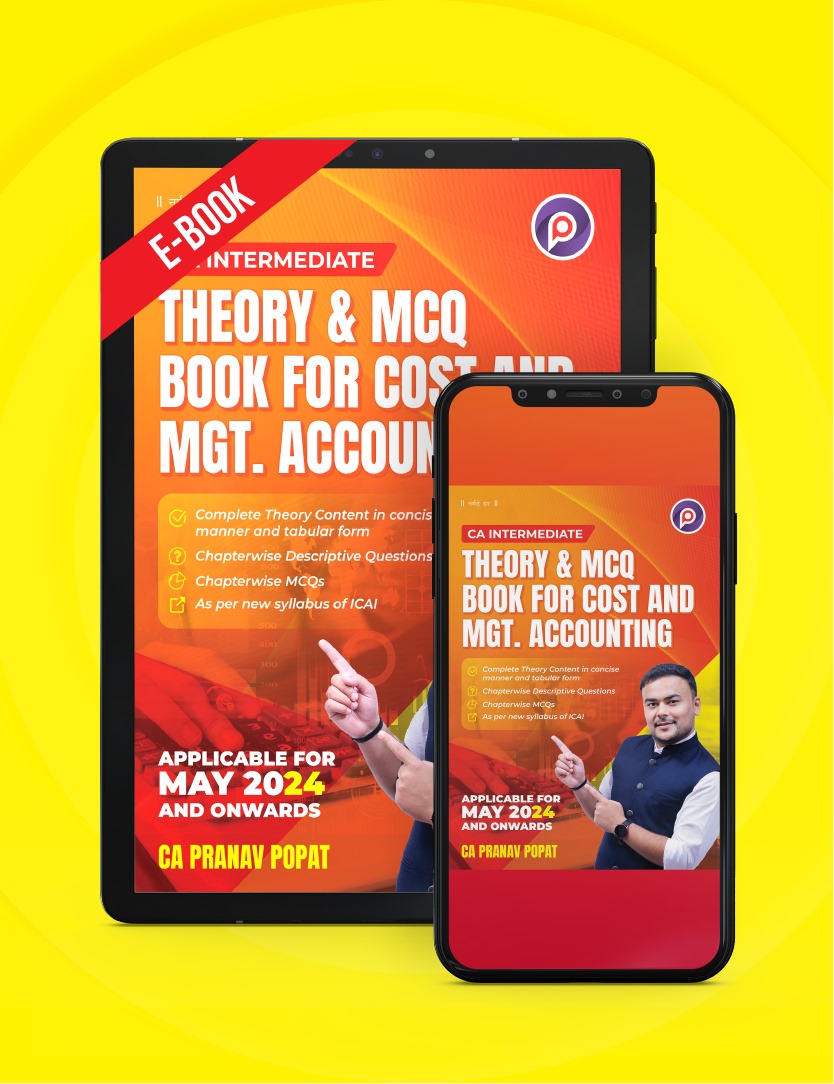 CA Inter Costing Theory & MCQ E-Book - New Syllabus - Edition 1 for May 24